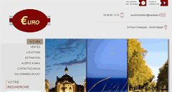 Desktop Screenshot of euroimmobilier33.com